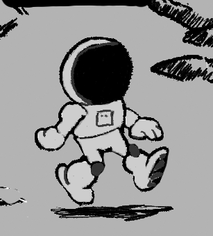 Closeup Moonguy Logo