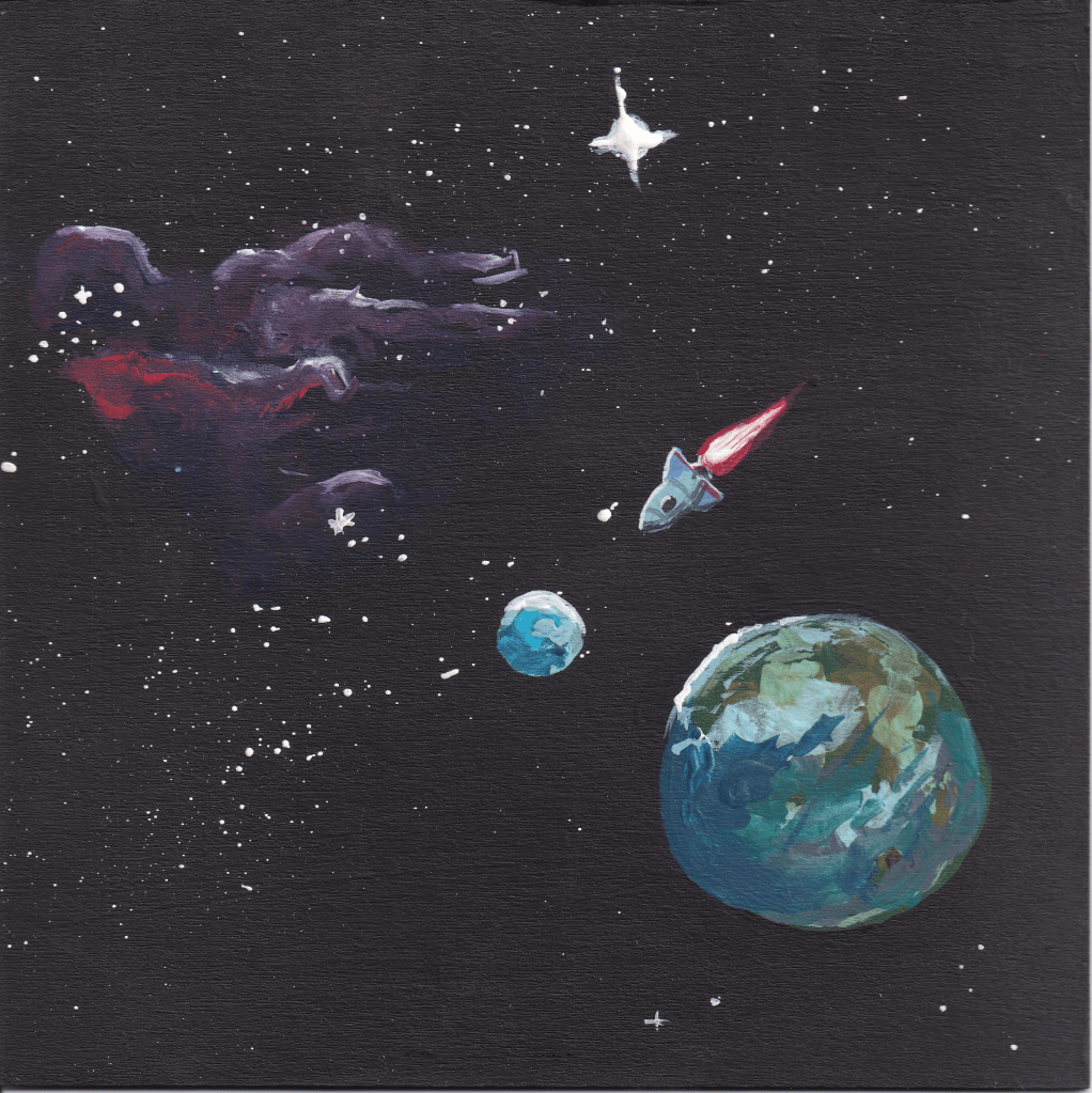 A little space painting again.