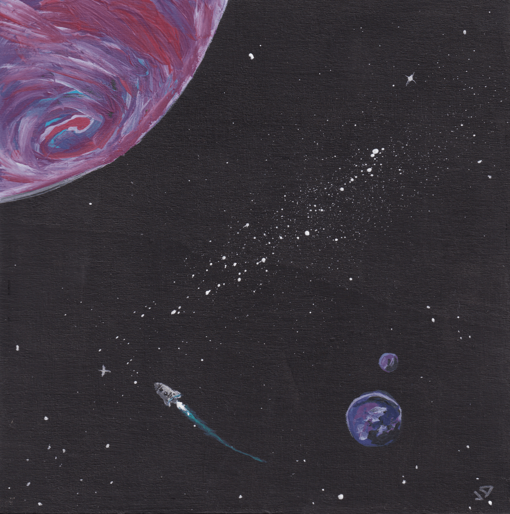 Space, painted.